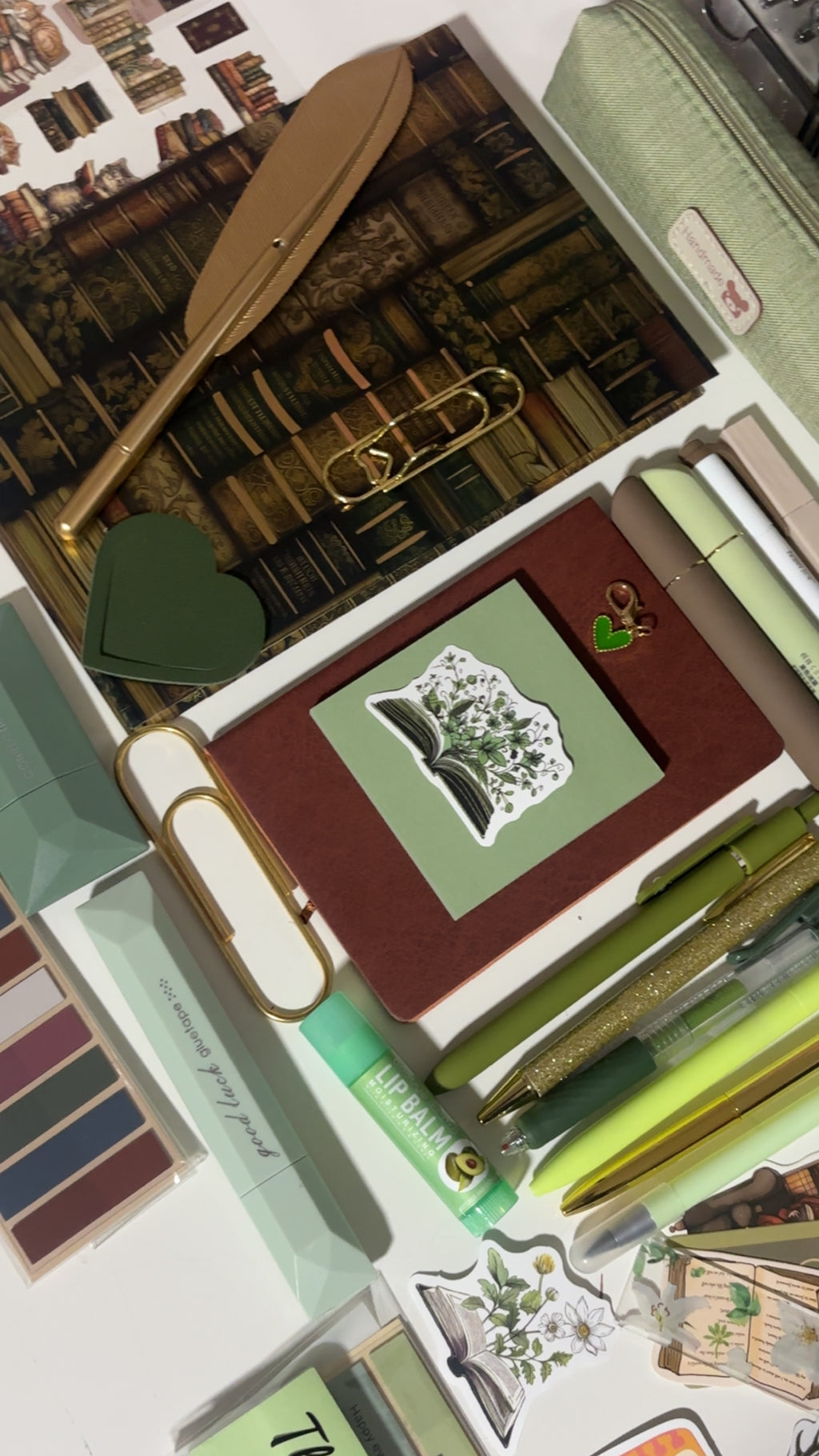 Gold & Green Bookish Bundle